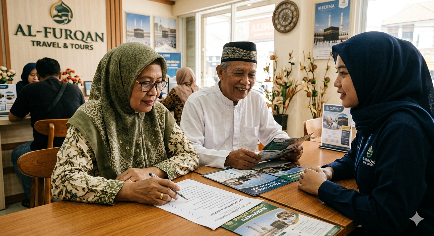 Cara memilih paket umroh yang aman nyaman dan sesuai budget bersama Safaroka