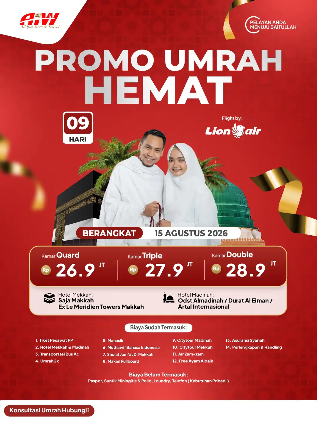 Brosur Umroh Promo 9 Hari